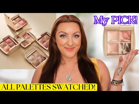 NEW HOURGLASS AMBIENT LIGHTING EDIT QUADS | Swatches & MY Custom Palette!