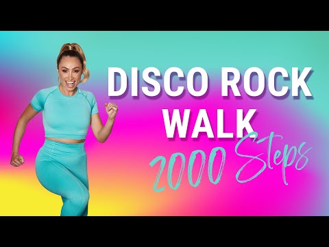 Disco Rock | 2000 Step Walk | Walking Workout | Burn Calories and Boost Your Step Count