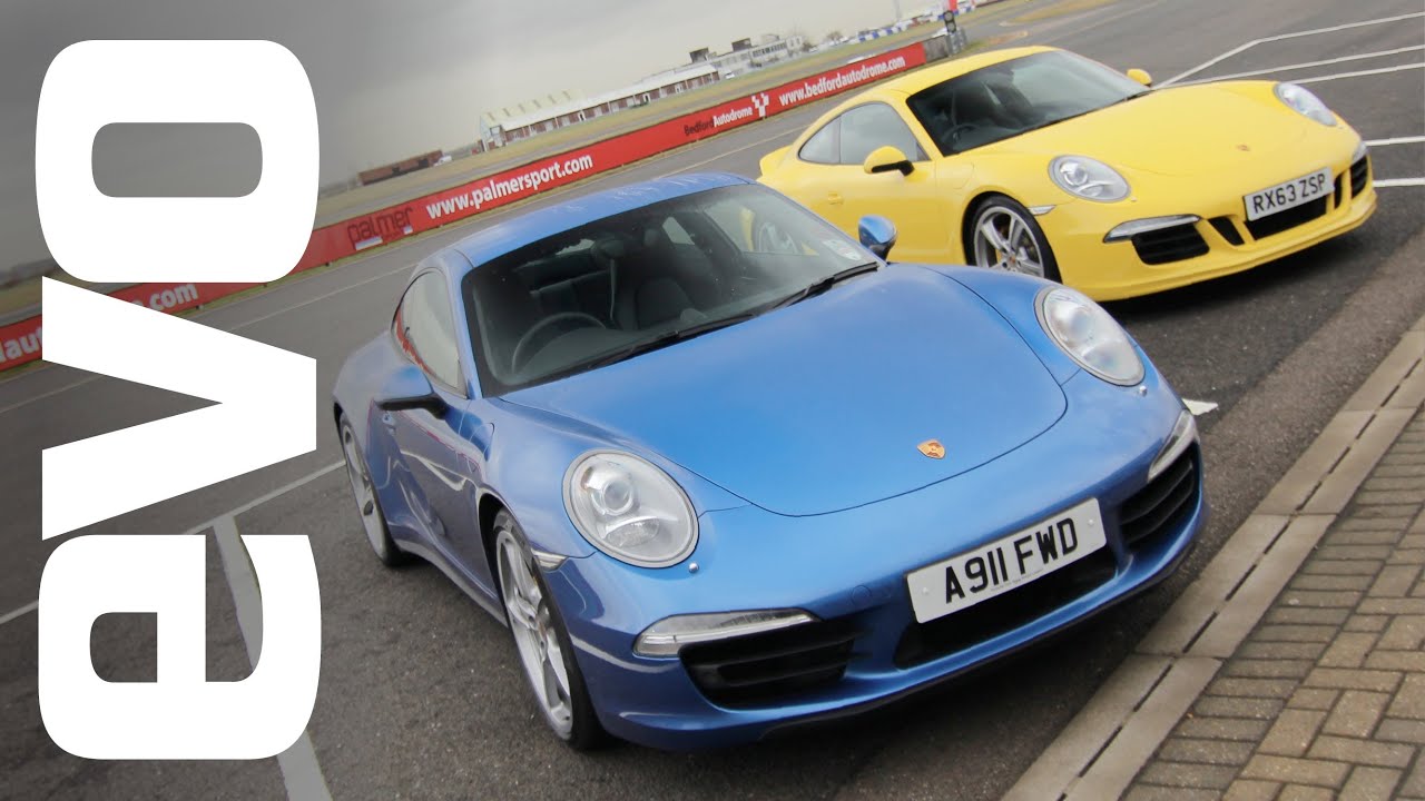 Porsche 911 Carrera 4S v Carrera 2S | evo TRACK BATTLES