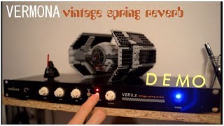 Video thumbnail for Vermona VSR 3.2 vintage spring reverb (demo) by Foundation Stepper