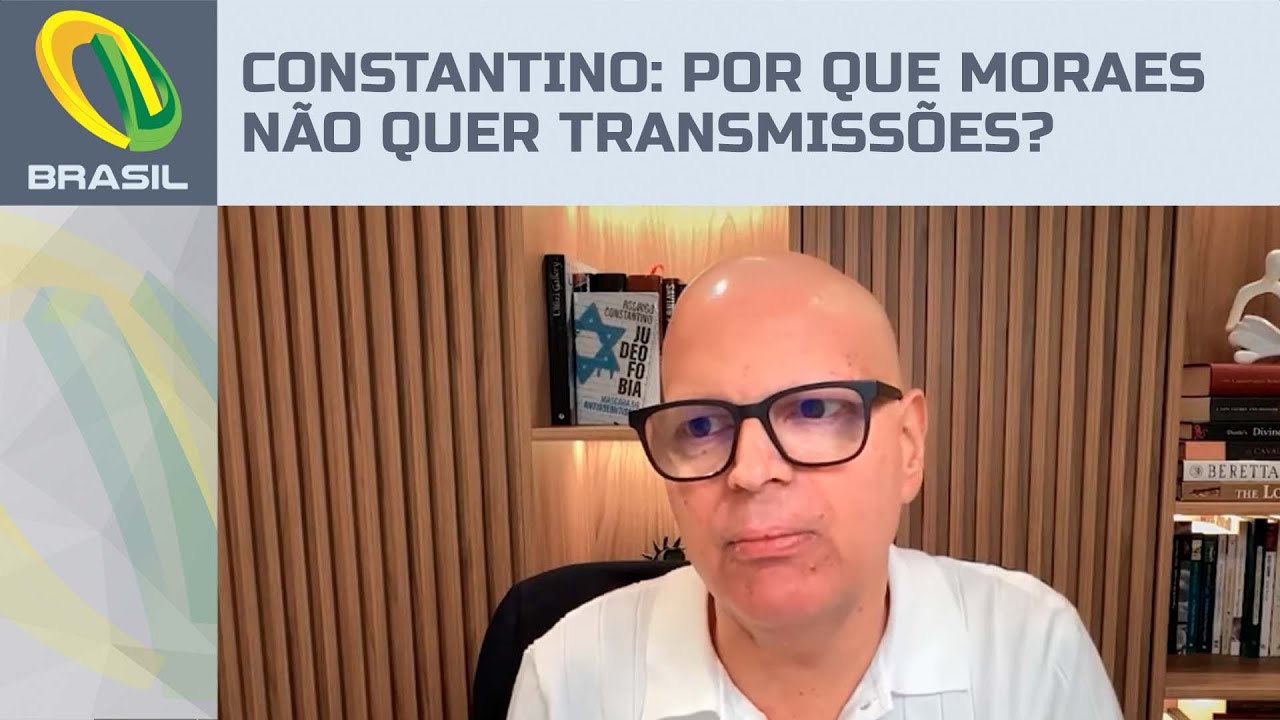 Rodrigo Constantino: Por que Moraes não quer transmissões ao vivo?