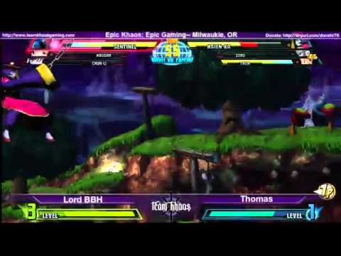 Epic Khaos Feb MvC3 - LordBBH (HAG/CHN/SEN) vs Thomas Ohashi (HKO/ZER/TRN)