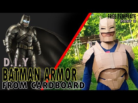 Diy  BATMAN Armor 2022 From Cardboard || Part 2