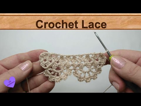 How I make my very easy crochet lace - Crochet Tutorial