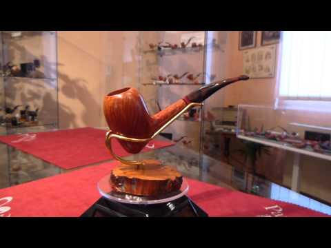 Pipa in radica half bent freeshape - www.paronellipipe.it