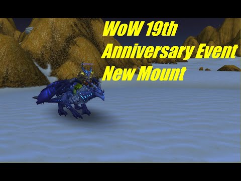 WoW 19th Anniversary Event New Mount