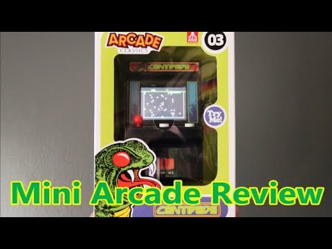 Centipede Mini Arcade Review Basic Fun Arcade Classics #03 - The No Swear Gamer