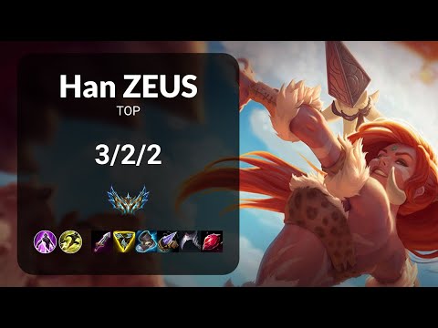 Han Zeus Nidalee vs Vladimir TOP - KR CHALLENGER Patch 15.7