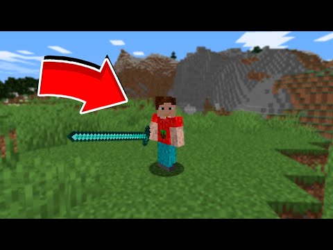 Я скрафтил супер ДЛИННЫЙ МЕЧ в Майнкрафте!