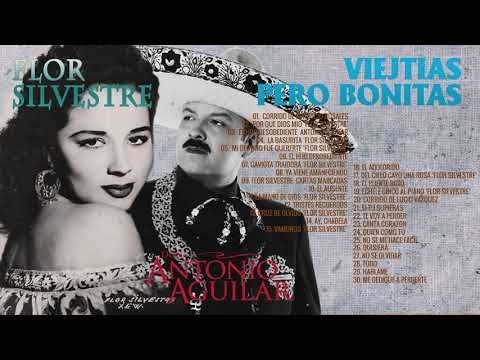 ANTONIO AGUILAR y FLOR SILVESTRE PURAS RANCHERAS MIX 🔊 35 BELLAS CANCIONES DE FLOR SILVESTRE