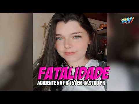 (( FATALIDADE )) Capivara em rodovia provoca acidente com  MORTE na PR-151 em Castro PR