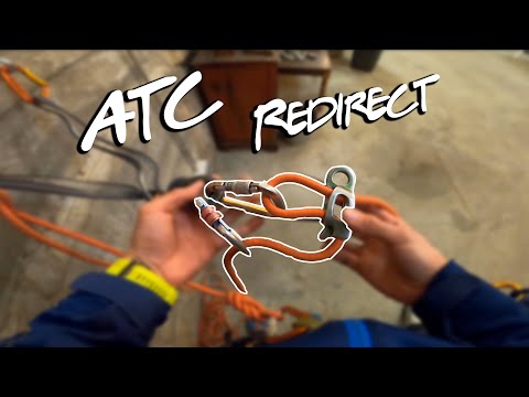 ATC Redirect for Lowering Ice Climbing
