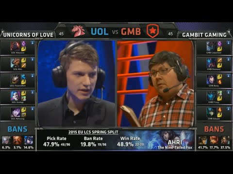 EU LCS GMB vs UOL Game 3 Highlights (EU LCS Spring Playoffs Quarterfinals 2015)