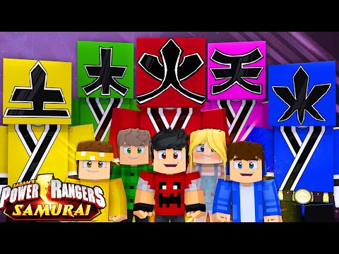 Minecraft: GANHAMOS PODERES! - POWER RANGERS SAMURAI Ep.01 ‹‹ P3DRU ››