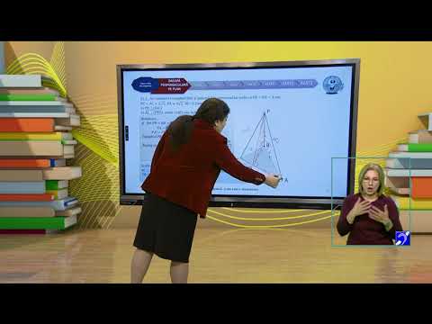 TeleŞcoala: Matematică clasa a VIII-a – Dreaptă perpendiculară pe plan (@TVR2)
