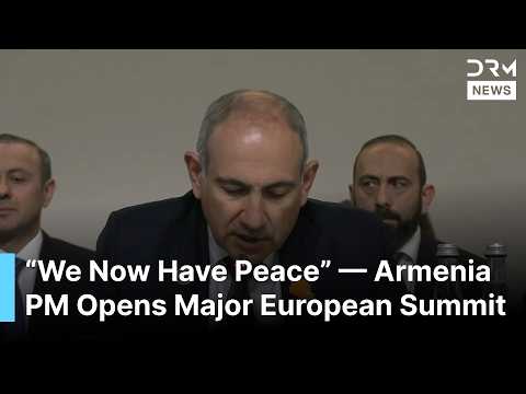 FULL SPEECH: Armenia PM Declares “Historic Peace” with ...