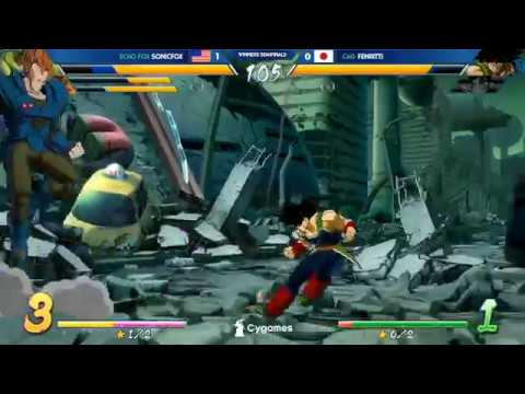 EVO2018 - Dragonball Fighters Z - Echo Fox | Sonic Fox vs CAG | Fenritti - Top 8