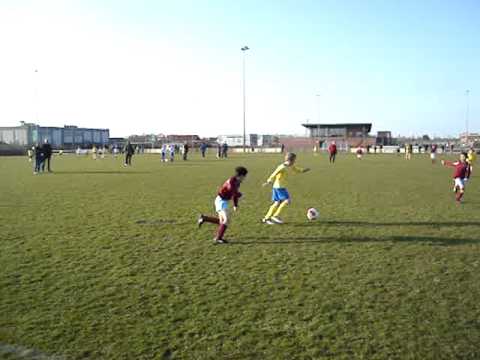 Doelpunt Deltasports F1 tegen Zwaluwen Utrecht F1