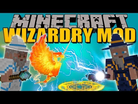 WIZARDRY MOD - EPIC Magic in Minecraft - Minecraft mod 1.7.10 Review ENGLISH