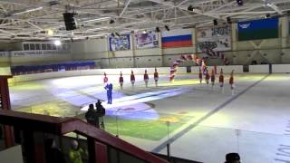 preview picture of video 'Открытие ледовой арены. Игрим, 28.02.2015 г. Лазерное шоу.'