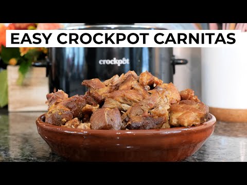 Carnitas Recipe | How to make the BEST Slow Cooker Pork Carnitas | Views on the road Tacos