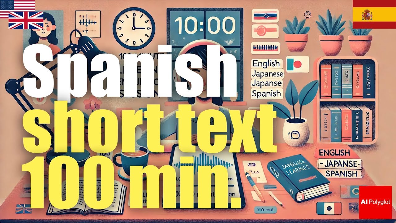 Spanish short text 100 minutes | Passive listening | Second Foreign Language | with hiragana Spanish short text 100 minutes | Passive listening | Second Foreign Language | with hiragana