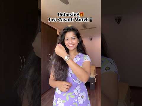 Unboxing Just Cavalli Watch 🎁🤩 #selfgift #gift #justcavalli #watch