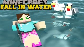 MINECRAFT: FALL IN THE WATER! - 10 WAYS TO SURVIVE - Custom map [1]