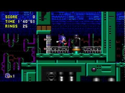 Sonic CD: Metallic Madness Zone 2 (Sonic) [1080 HD]
