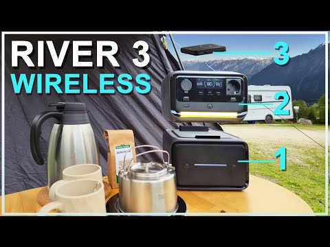 What can the 3-in-1 power station from EcoFlow do? RIVER 3 MAX PLUS - WIRELESS