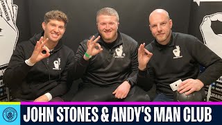JOHN STONES DISCUSSES MENTAL HEALTH WITH CHARITY ANDY'S MAN CLUB