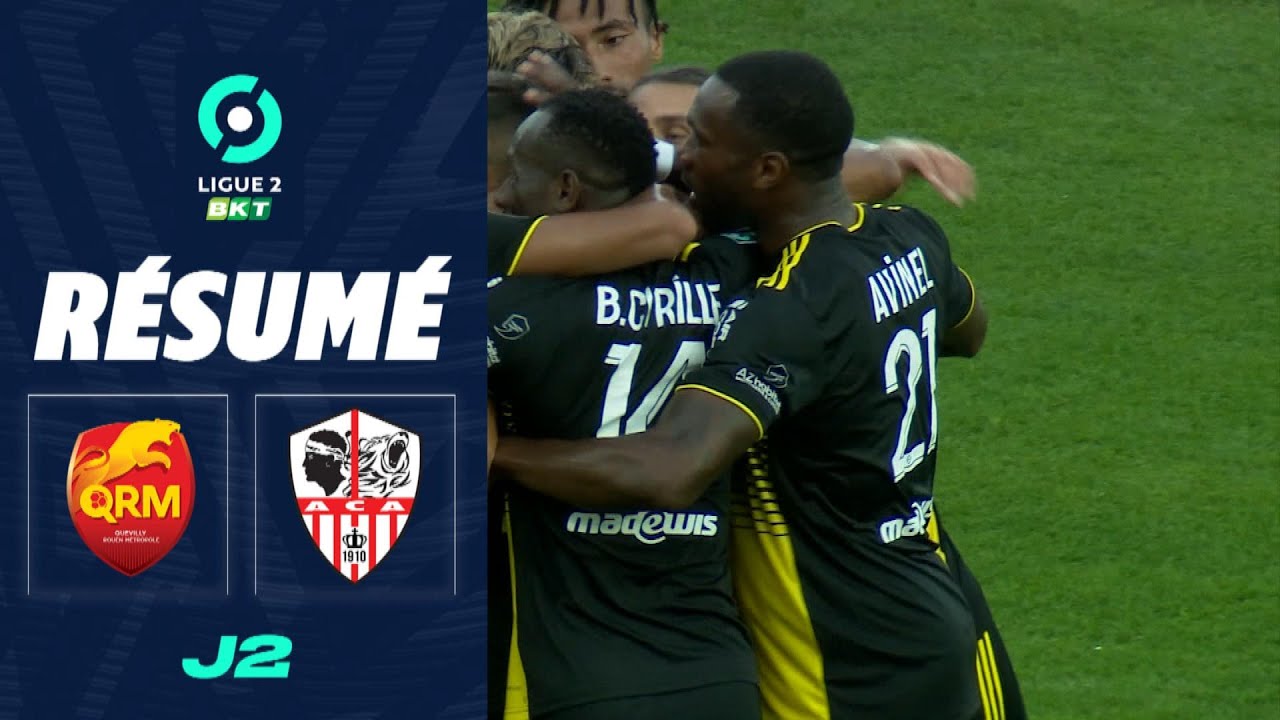 Quevilly Rouen vs Ajaccio highlights