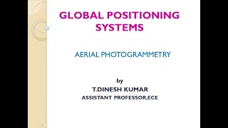 AERIAL PHOTOGRAMMETRY