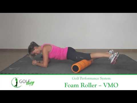 Golf Recovery &amp; Regeneration Exercise - Foam Roller - VMO (Vastus Medialis Obliquus)