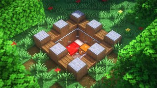 Minecraft: How to Build a Day 1 Starter House | Simple Underground Survival House Tutorial