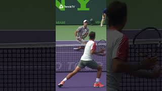 Download lagu Novak Djokovic Rafael Nadal Play INCREDIBLE Point... mp3