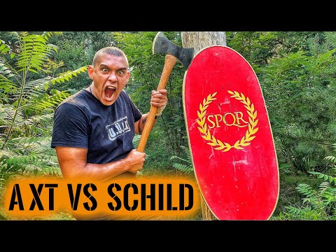 AXT vs SCHILD 🛡️🪓 Das DUELL! | Hält das unzerstörbare SCHILD stand? | Survival Mattin