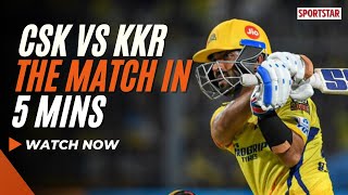 CSK vs KKR match highlights and analysis