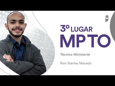 MPTO: Meet Rian Stanley Macedo, approved in 3rd place for Ministerial Technician
