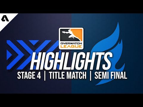 Dallas Fuel vs New York Excelsior | Overwatch League Highlights OWL Stage 4 Semi Finals