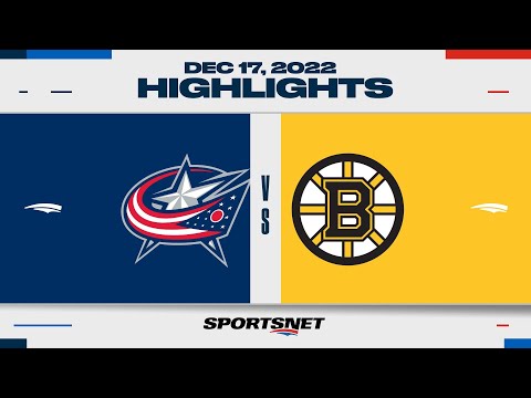 NHL Highlights | Blue Jackets vs. Bruins - December 17, 2022