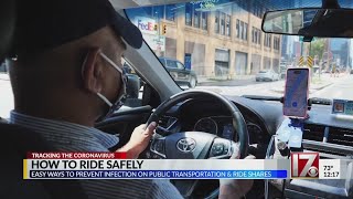How to ride public transportation, rideshares safely