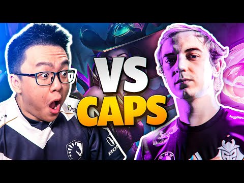 I pretend to be Caps, but then the REAL Caps showed up... *RANK 1 EUW*