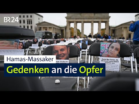 Deutschland erinnert an die Opfer vom 7. Oktober 2023 | BR24