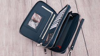 ENDEFN Wallets for Women - Genuine Leather Credit Card Holder [Review]