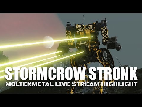 Medium Pulse Stormcrow is Stronk - Mechwarrior Online Live Stream Highlight
