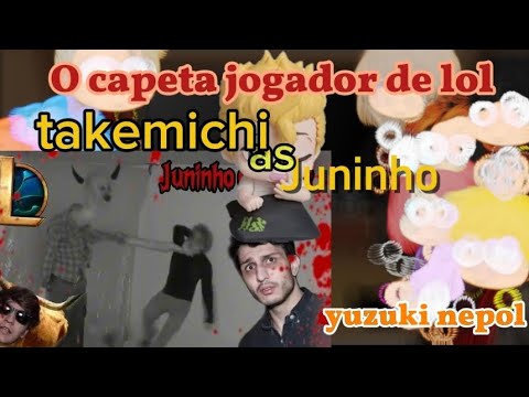 tokyo revengers reagindo ao takemichi as Juninho👻 || O capeta jogador de lol || Juninho e Cleber||⚘️