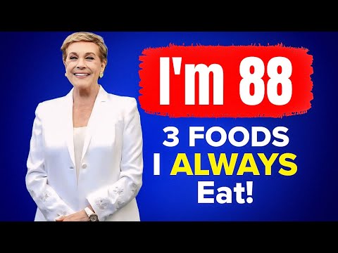 JULIE ANDREWS (Mary Poppins) at 88 still LOOKS 54????My Secret of FOOD, My SKINCARE & EXERCISE routine