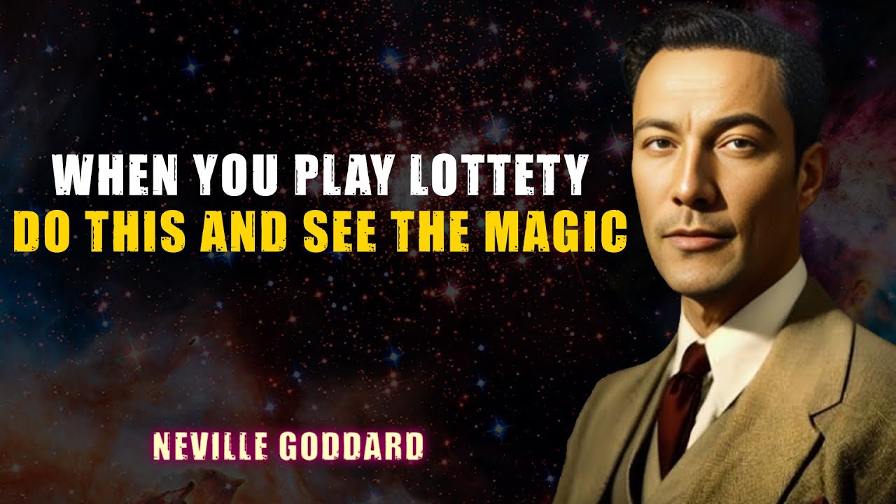 WHEN YOU PLAY LOTTERY DO THIS AND SEE THE MAGIC - NEVILLE GODDARD
