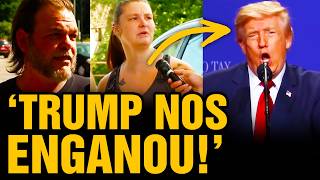 Eleitores de Trump CHORAM: “não dá nem para respirar” 😢